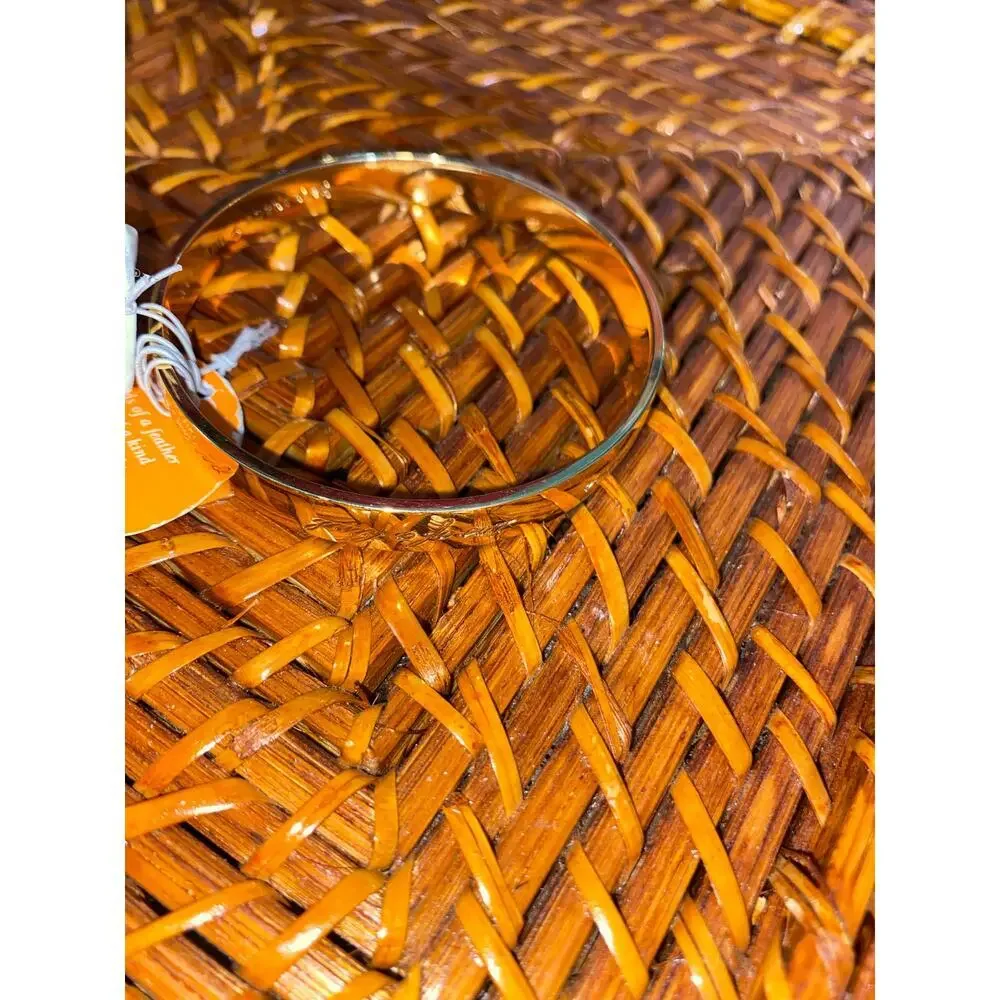 Kate Spade Bridesmaid Idiom Bangle Bracelet Gold Tone Engraved NWT Nordstrom - Picture 4 of 9